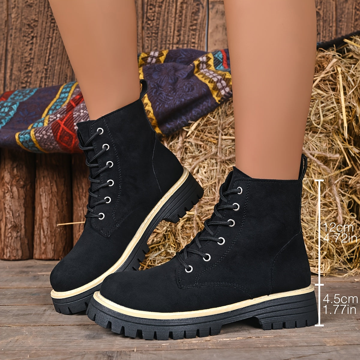 Juniper™ | Stivali con Tacco in Finta Pelle Suede