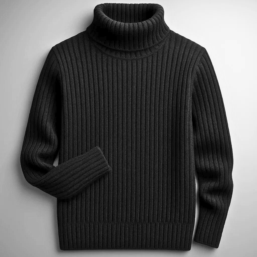 Maglione a Collo Alto in Lana Briar