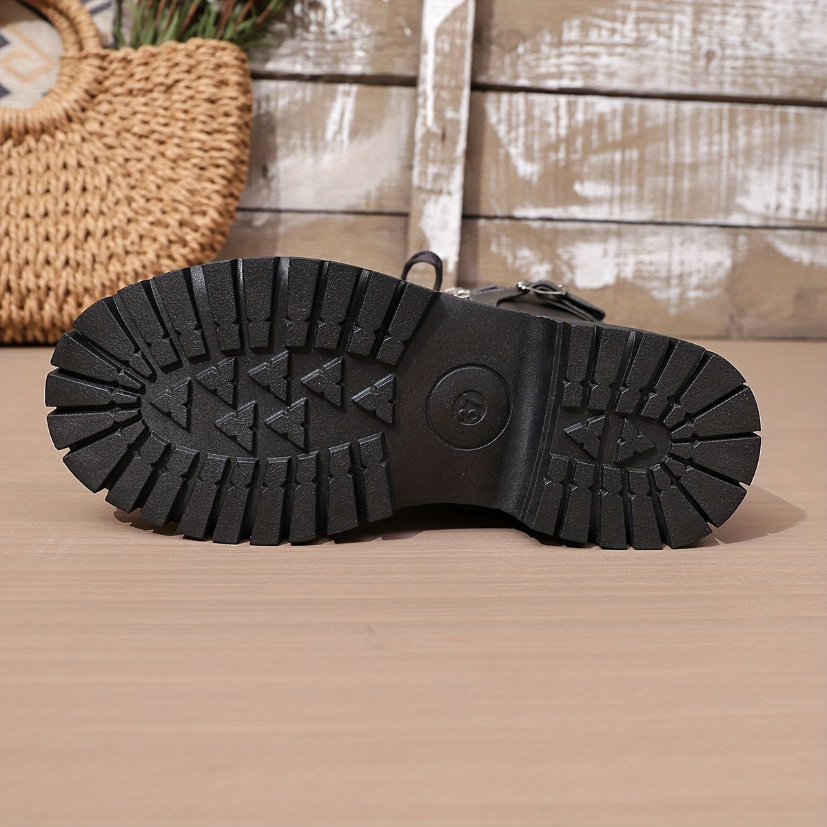 Henrietta™ | Stivali da combattimento con lacci e zip laterale