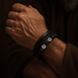 Radici di Yggdrasil – Bracciale multistrato con albero della vita – immagine 2