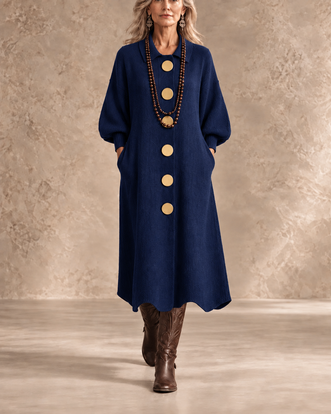 Evelyn™ | Abito Elegante a Bottone