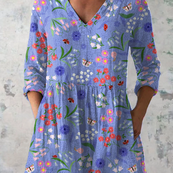 Aline | Blusa Lunga con Scollatura a V