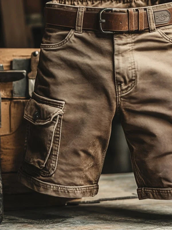 Short Cargo Stile Workwear – Multitasche Resistenti