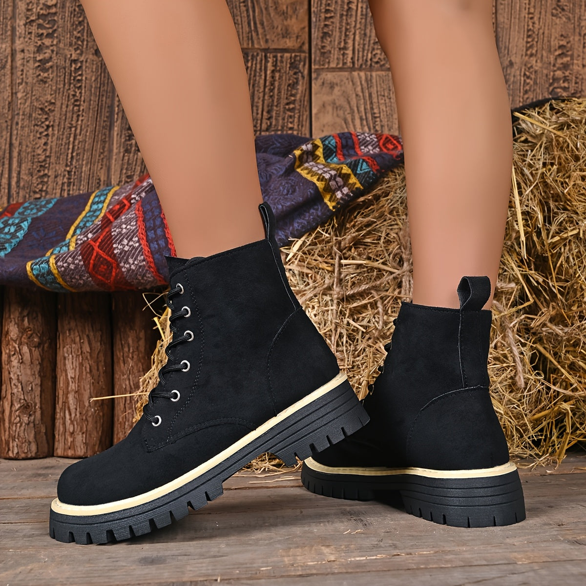 Juniper™ | Stivali con Tacco in Finta Pelle Suede