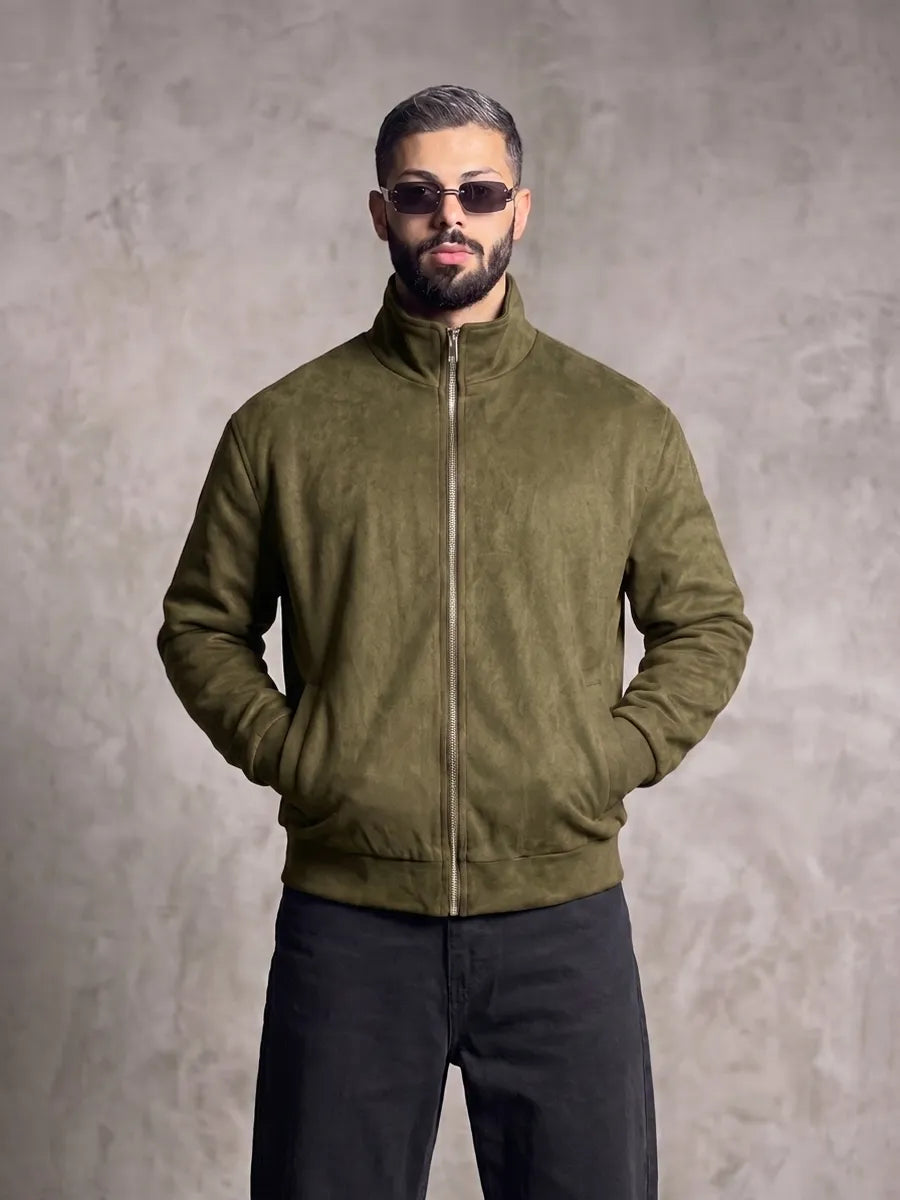 Riviera — Bomber in Camoscio