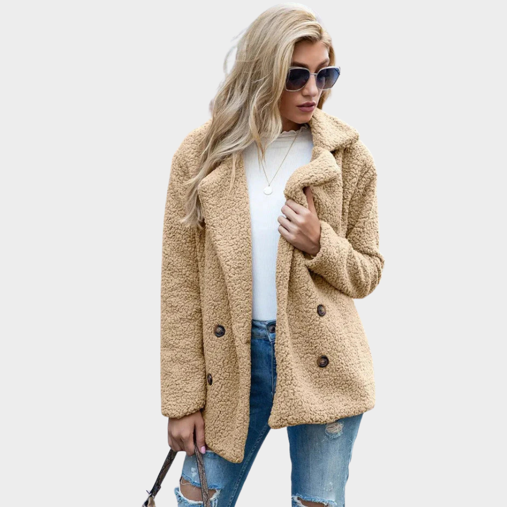 Delia | Cappotto Teddy con Colletto