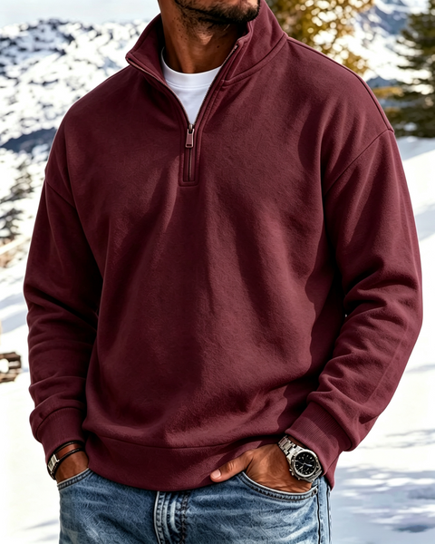 Colin Pullover con Zip a Quarto