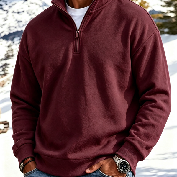 Colin Pullover con Zip a Quarto
