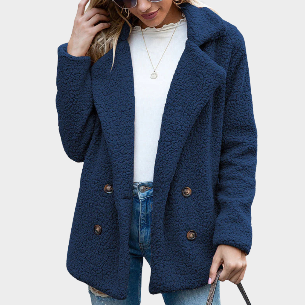 Delia | Cappotto Teddy con Colletto
