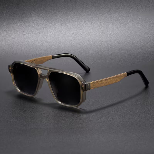 Vittorio — Occhiali da Sole in Acetato e Legno