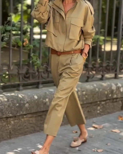 Completo cargo ampio ed elegante da donna