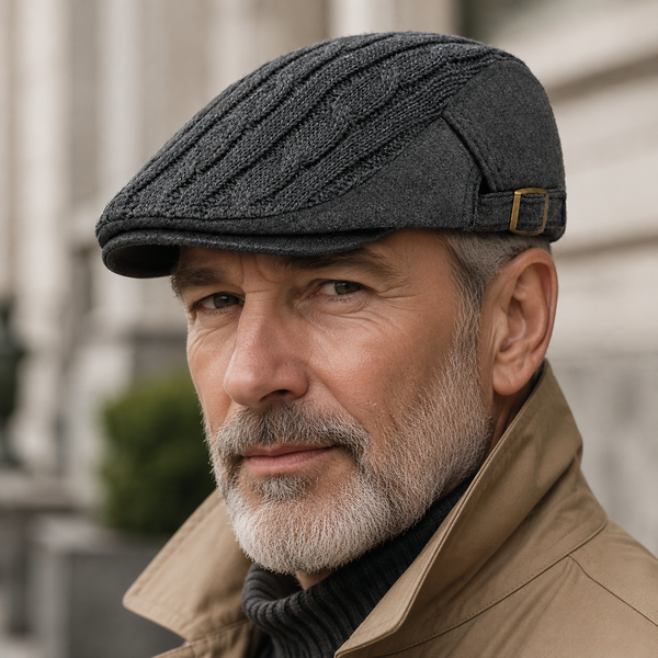 Cappello da Guida in Maglia a Treccia Harlan