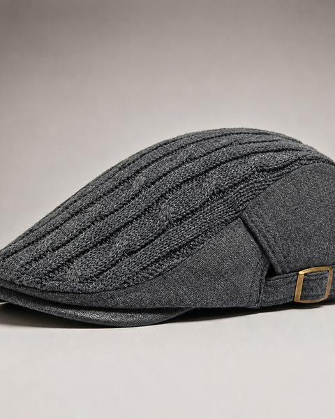Cappello da Guida in Maglia a Treccia Harlan