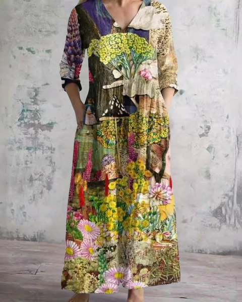 Olda™ | Floral Summer Dress
