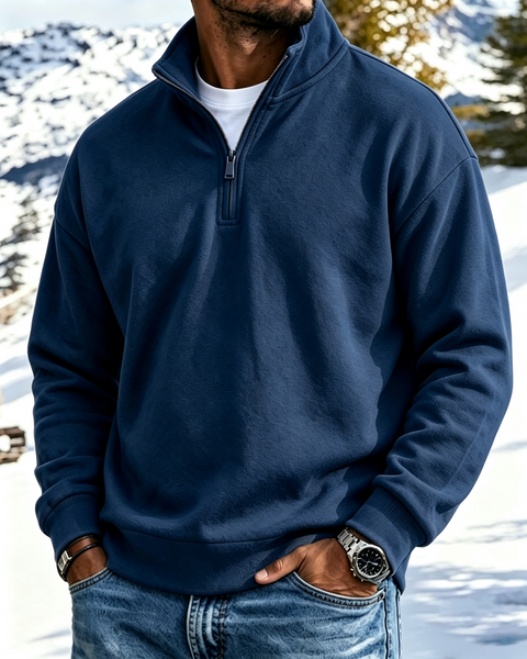 Colin Pullover con Zip a Quarto