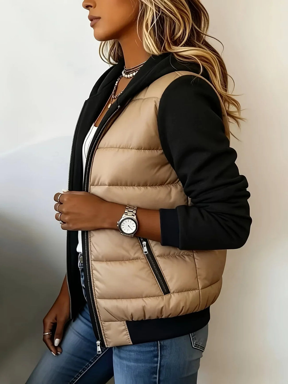 Sabrina™ | Giacca Imbottita con Cappuccio