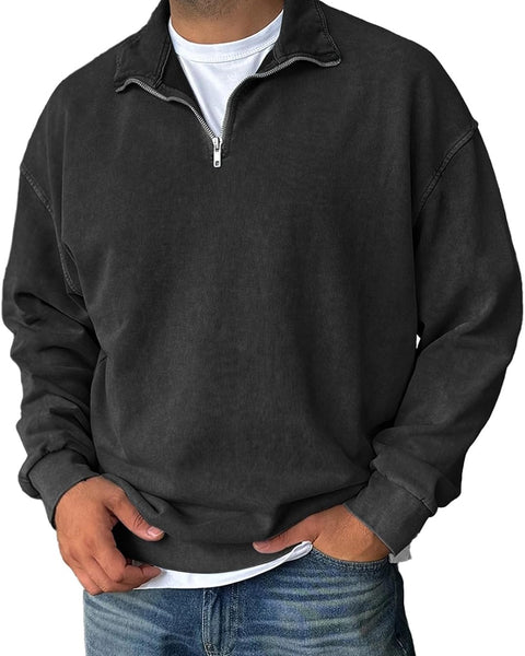 Tristan Pullover a Mezzo Zip