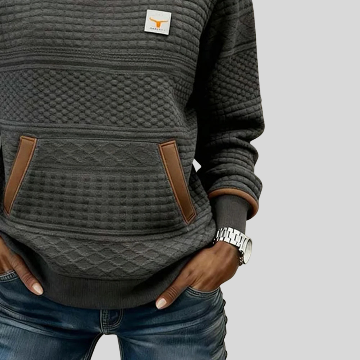 Beatrice™ | Felpa con Collo a Girocollo Colorblock