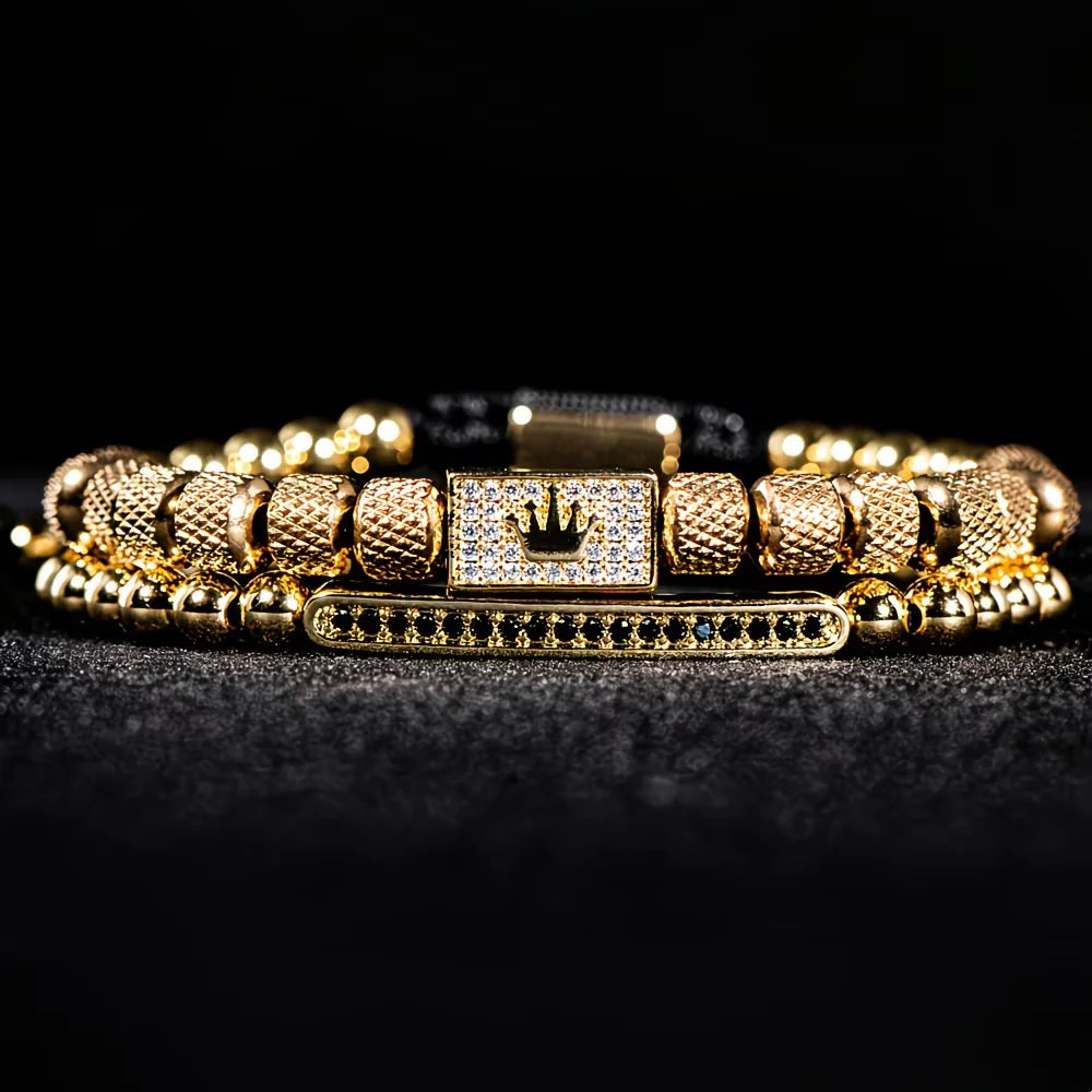 Bracciale con corona regale