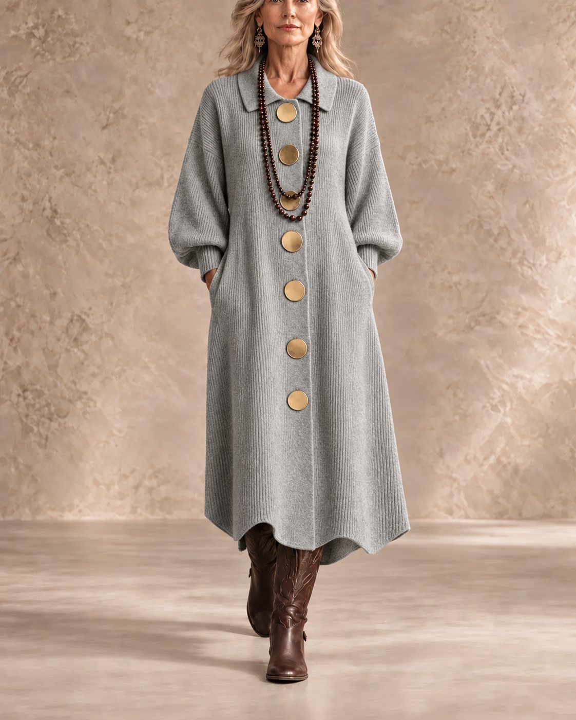 Evelyn™ | Abito Elegante a Bottone