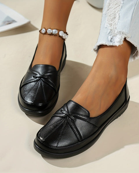 Prudence™ | Mocassini Comfort con Dettaglio a Nodo