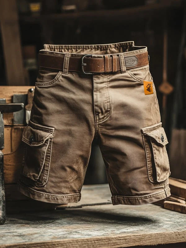 Short Cargo Stile Workwear – Multitasche Resistenti
