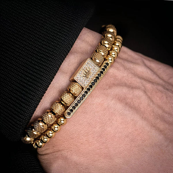 Bracciale con corona regale