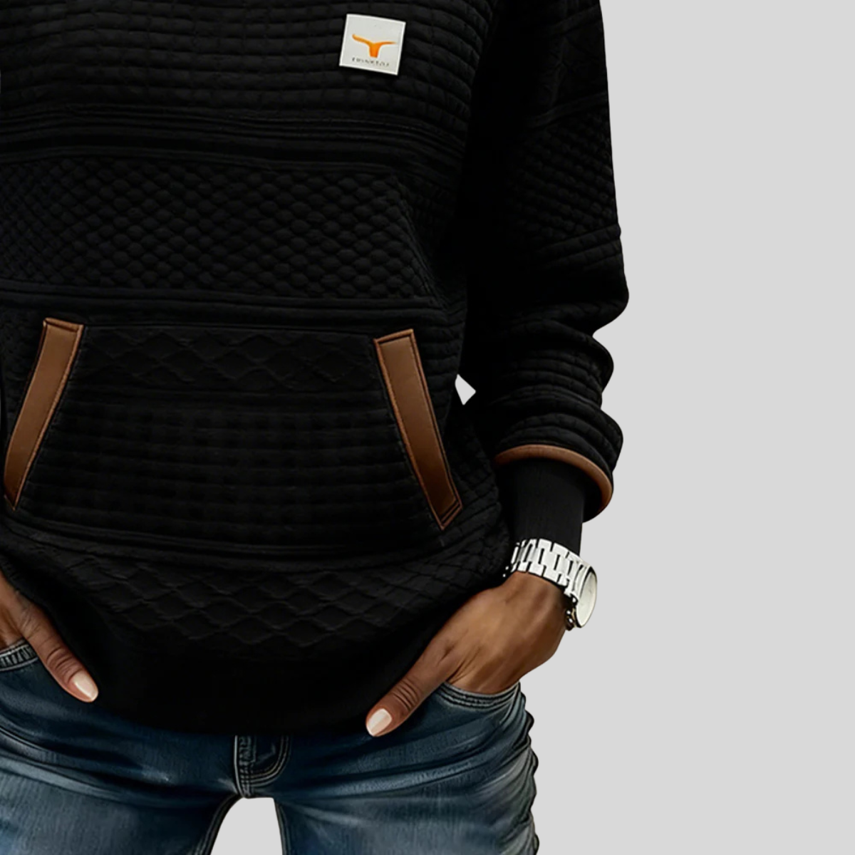 Beatrice™ | Felpa con Collo a Girocollo Colorblock