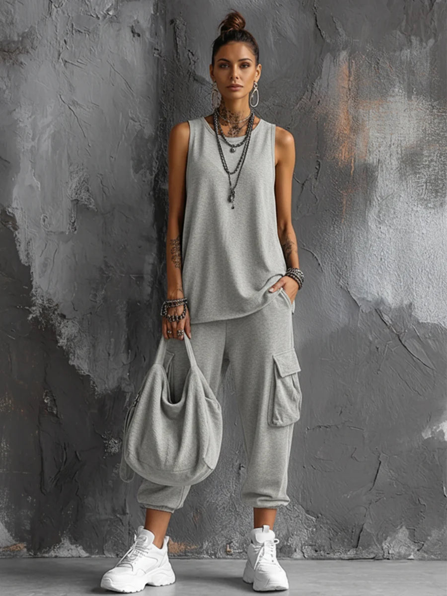 Valentina - Completo casual da donna in cotone