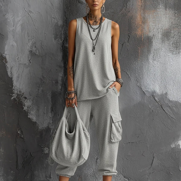 Valentina - Completo casual da donna in cotone