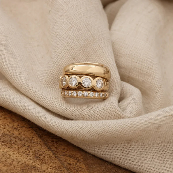 Anello in Oro Forgiato Magica
