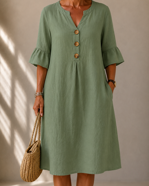 Margaret™ | Abito a Bottoni