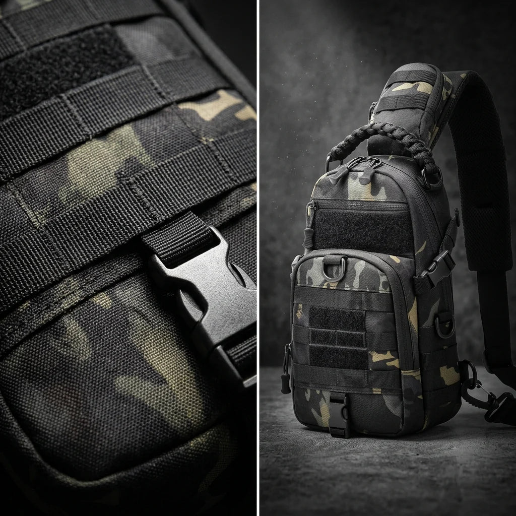 Borsa Tattica a Tracolla — Compatta, Militare, Mani Libere
