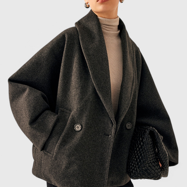 Penelope | Cappotto Oversize con Collo a Sciarpa