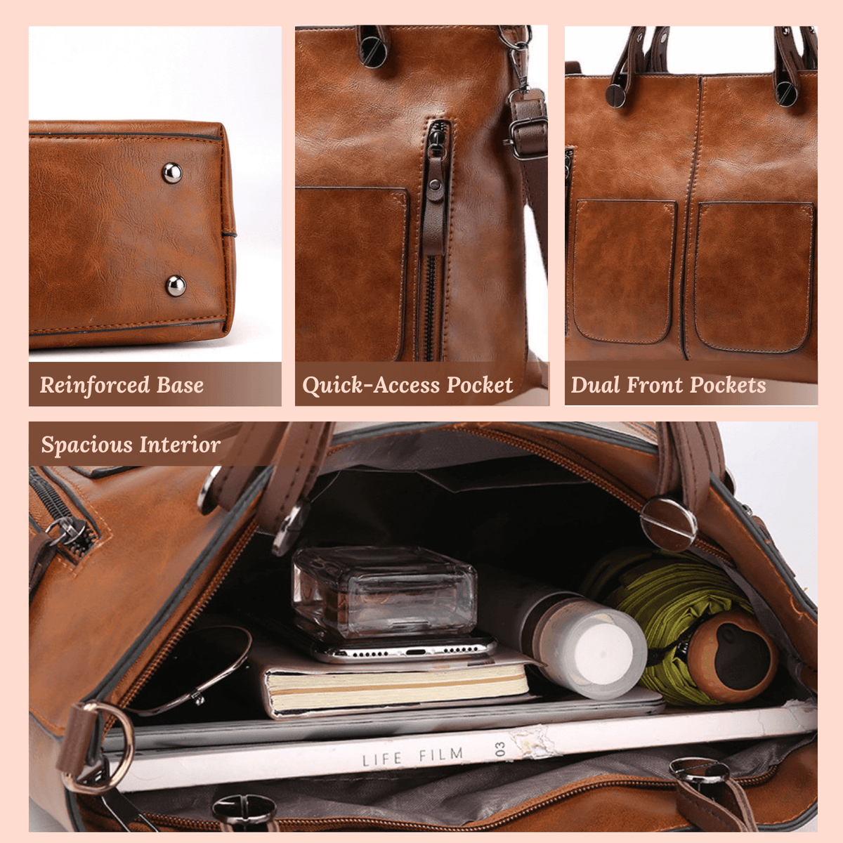 Borsa a tracolla Multi-Pocket di Caterina