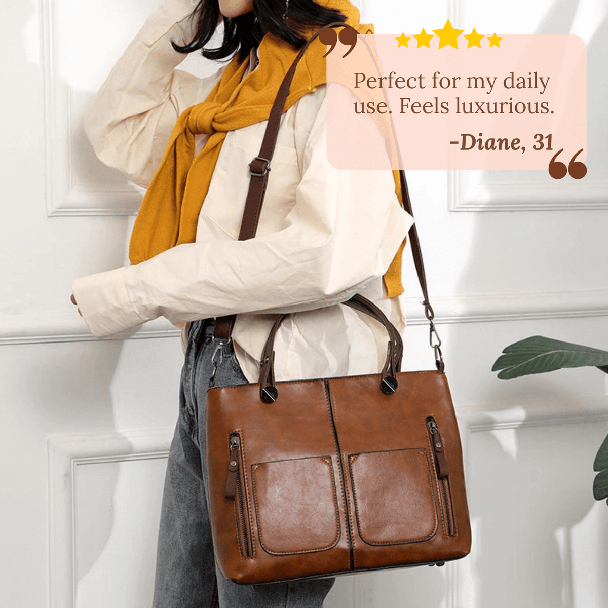 Borsa a tracolla Multi-Pocket di Caterina