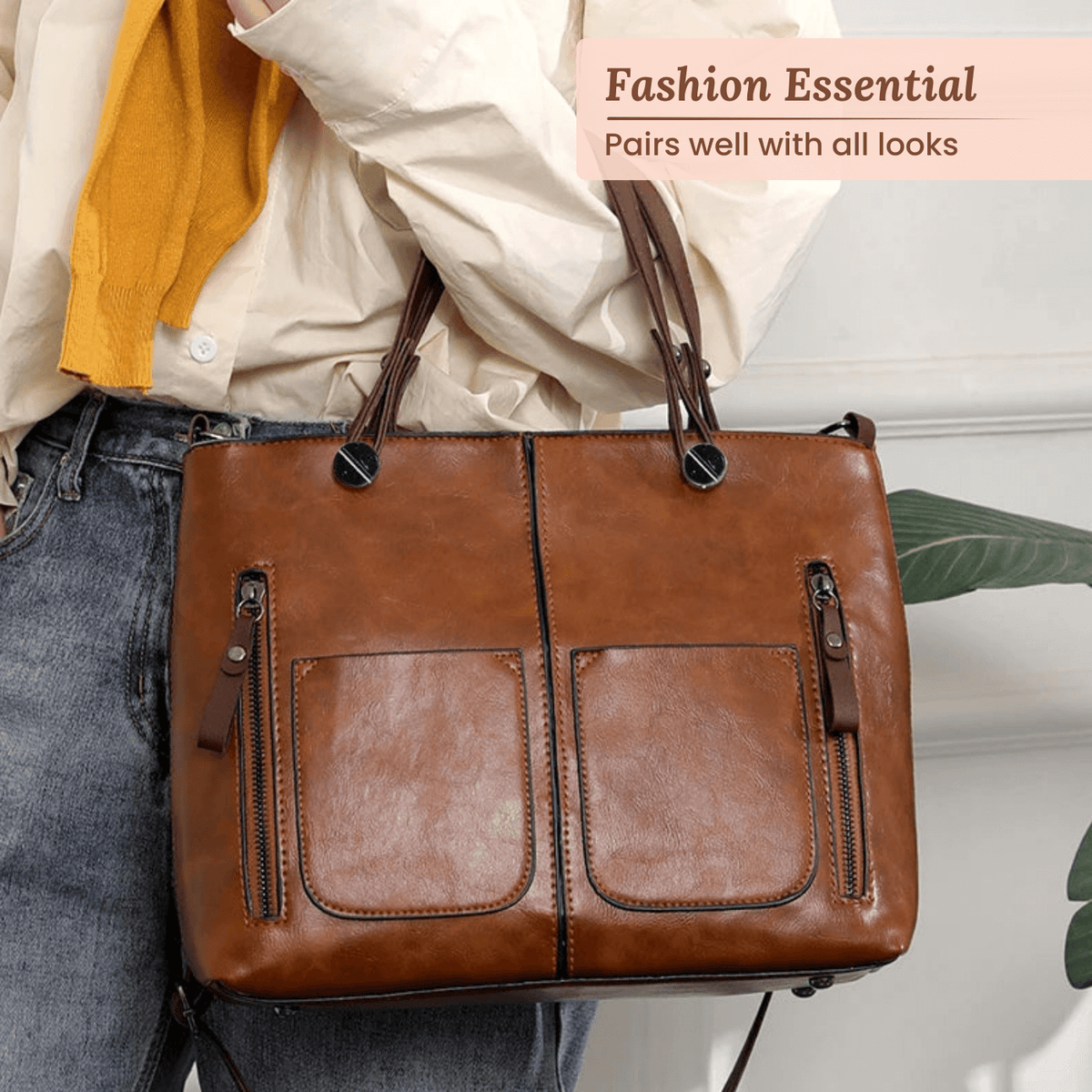 Borsa a tracolla Multi-Pocket di Caterina