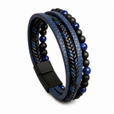Nomad Stone – Bracciale multistrato con pietre naturali – immagine 4