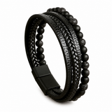 Nomad Stone – Bracciale multistrato con pietre naturali – immagine 5