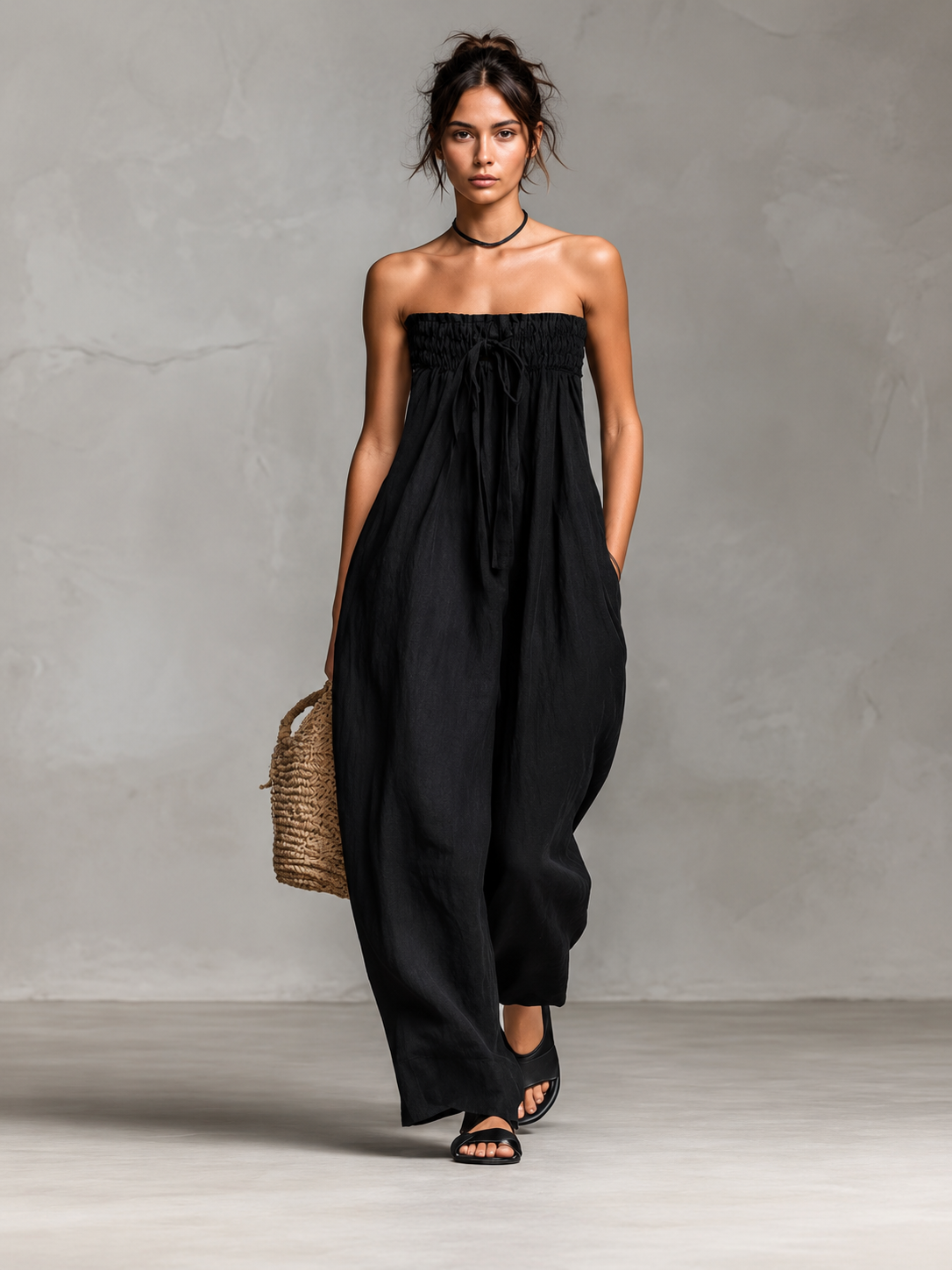 Nina | Elegante Tuta Senza Spalline