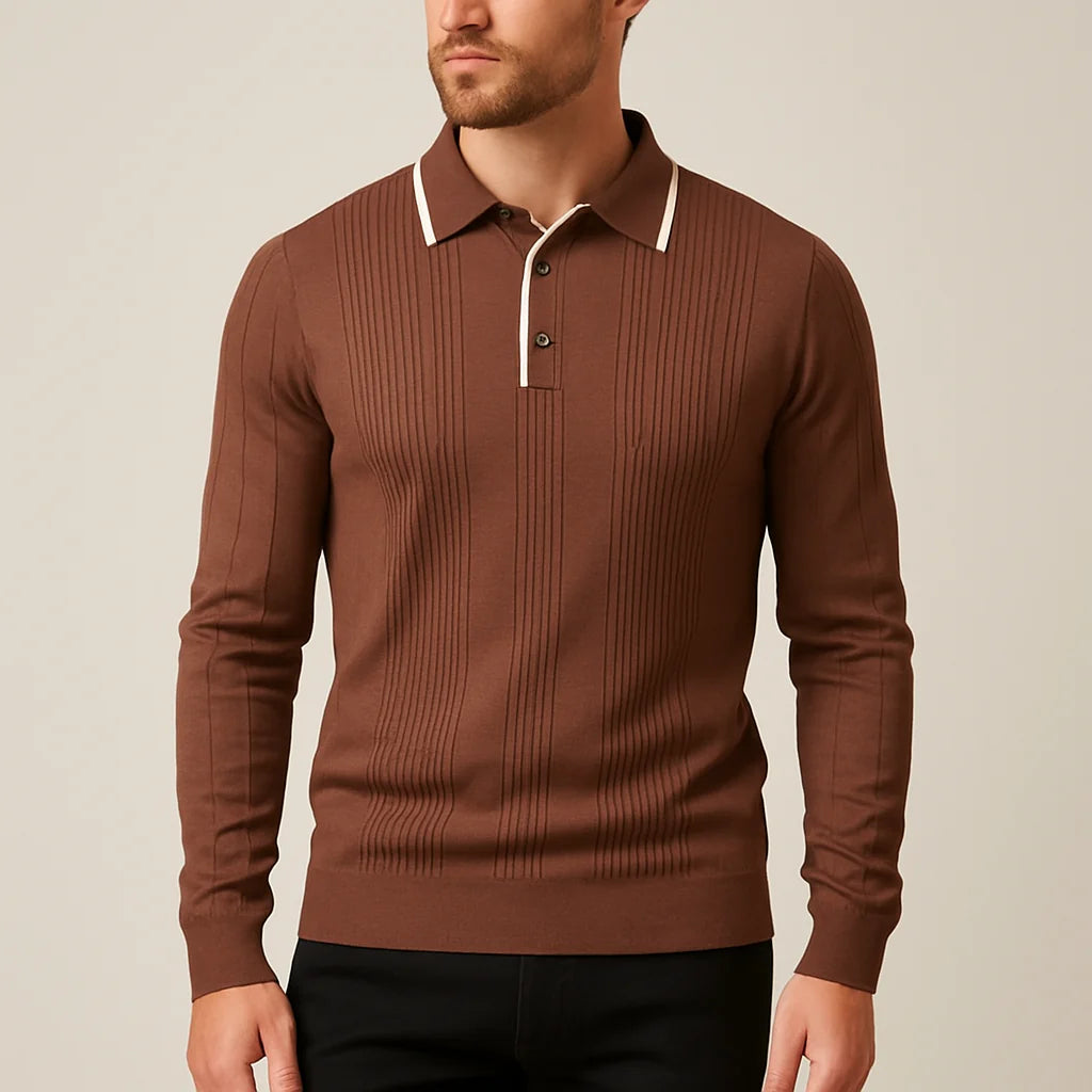 Alberto — Polo a Maglia Maniche Lunghe