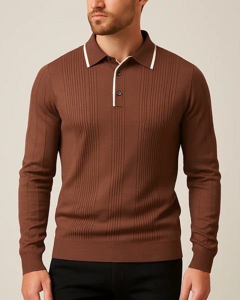 Alberto — Polo a Maglia Maniche Lunghe