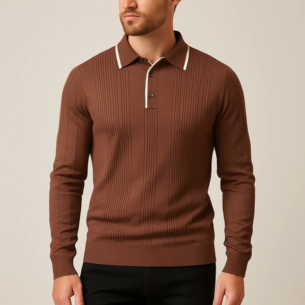 Alberto — Polo a Maglia Maniche Lunghe