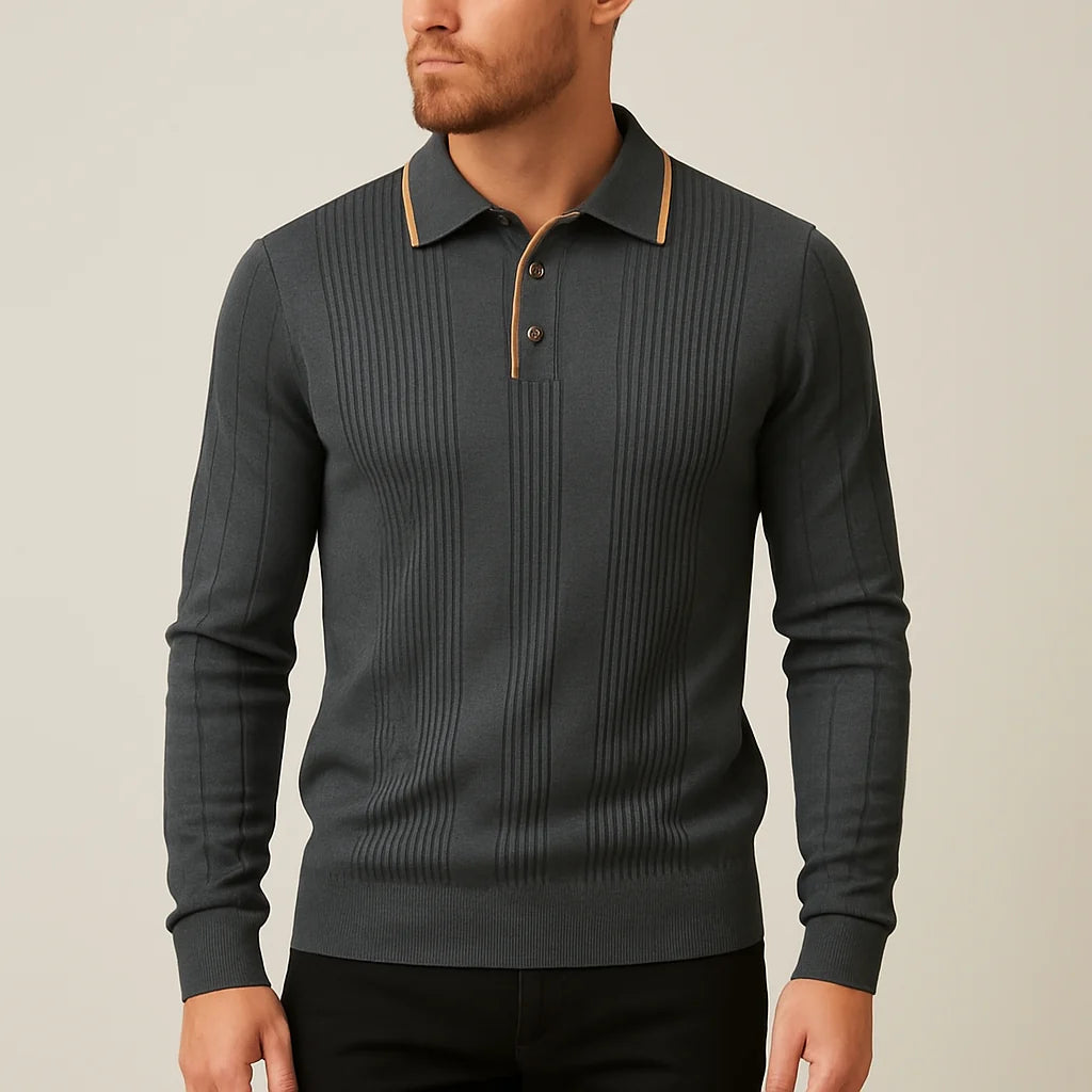 Alberto — Polo a Maglia Maniche Lunghe