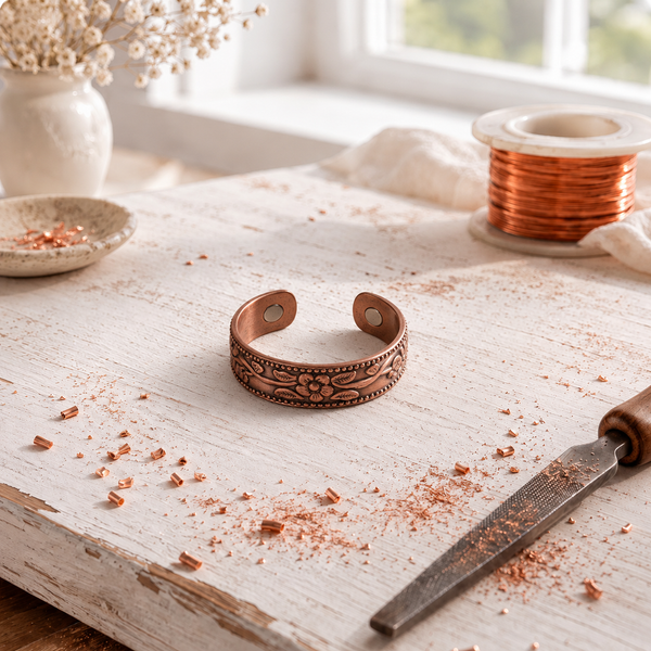 Anello in Rame Rosehaven Bloom