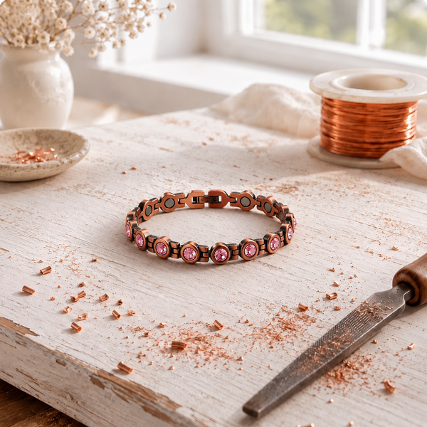 Bracciale in Cristallo di Rame Roselle