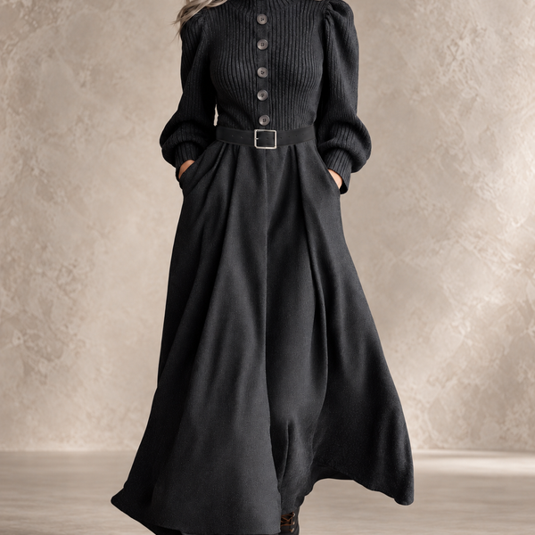 NOEL | ABITO INVERNALE VINTAGE CON TASCHINI