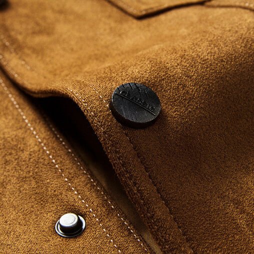 Giacca Retro in Suede Beverly