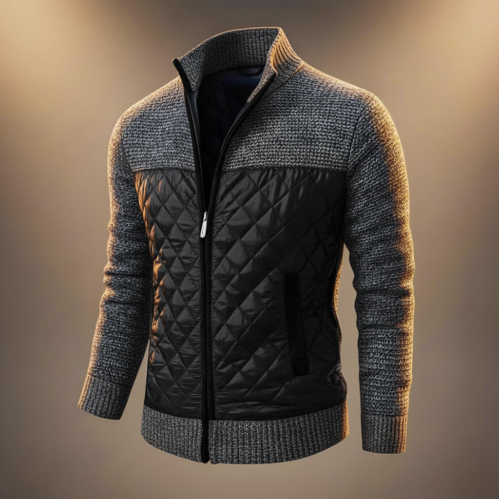 Giacca in Chenille Trapuntato Anderson