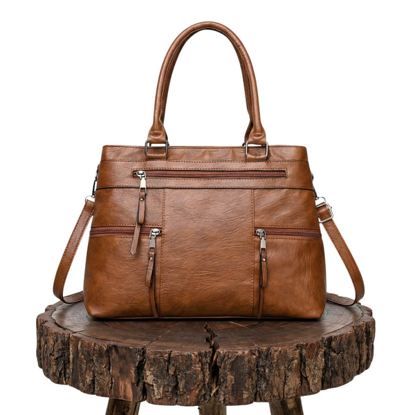 Borsa a Spalla Multi-Zip di Rachele